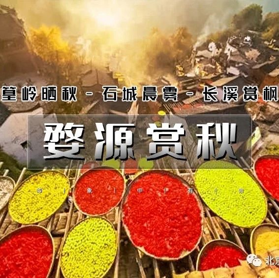 「婺源赏秋B徒步行」11.9~11.10 | 水墨徽州-篁岭晒秋-石城晨雾-长溪赏枫-火车直达无须请假