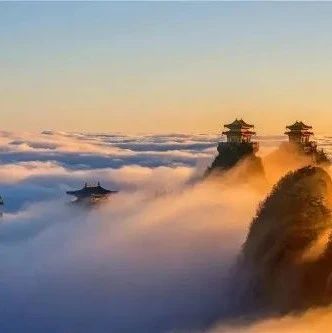 抖音爆火的老君山-去遇见金顶最美的日出、雪景，赠送龙门石窟2日游（火车团）