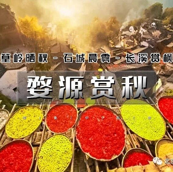 「特惠-婺源赏秋B徒步行」11.22~23/11.29~30 | 水墨徽州-篁岭晒秋-石城晨雾-长溪赏枫-火车直达不请假