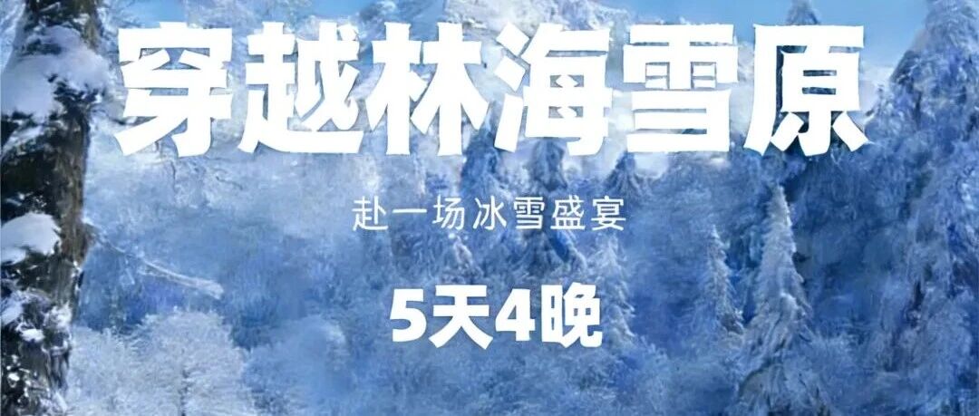 活动封面-【春节特辑 闯关东】2.19-23雪乡-林海雪原 -智取威虎山-龙江之巅 「雪蘑菇｜东北虎｜冰雕｜雾凇」