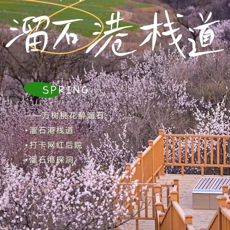 活动封面-溜石港桃花｜万树桃花醉溜石+秘境梯田栈道-山洞拍照-古村探秘-打卡网红后院8公里休闲