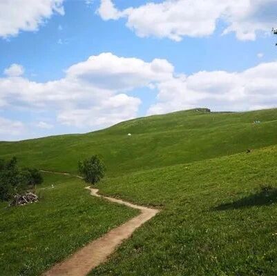 北灵山 蓝天白云 高山草甸 白桦林 9公里徒步 周末1…