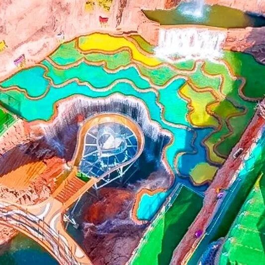 特价石林峡免门票-观七彩瑶池-挑战宇宙之眼UFO玻璃…