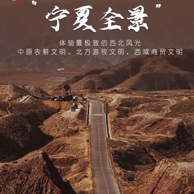 国庆宁夏全景 · 宁夏环线の贺兰山岩画-镇北堡西部…