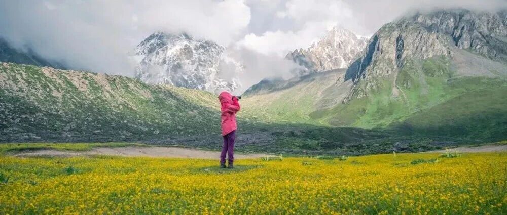 （徒步团），冷噶措赏最美倒影，环线转山，邂逅不…